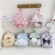 SANRIO 1个三丽鸥卡通儿童背包，可爱学生美乐蒂轻便书包 - 彩色 - 查看 4