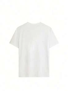 Oversized T-Shirt With Retro "NEW YORK BROOKLYN" Print, Vintage Y2K College Style, Casual Summer Top With City And Tennis Design, Cotton T-Shirt For American Fashion Lovers, For Everyday Wear And Going Out, Unique Style For Men And Women - 白色的 - 查看 3