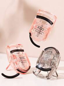 1 Set de Rizador de Pestañas Portátil Premium, Hecho de Acrílico Transparente y Plástico Rosa, Diseño con Resorte para un Efecto de Rizado Suave y Natural, Adecuado para Maquillaje Diario y Uso en Viajes - multicolor - Ver 8