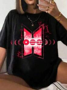Women T-Shirts - Black - View 7