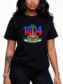 1 Piece Haitian Revolution Flag 1804, Haitian Independence Flag Da-0180g 100% Cotton - 黑色 4 - 查看 3