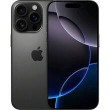 Refurbished Apple IPhone 16 Pro Max A3084 (Fully Unlocked) 512GB Black Titanium (Grade A) - Black Titanium - Grade a - View 1