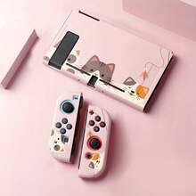 猫咪图案Switch保护套，柔软材质防摔保护壳 - 查看 7