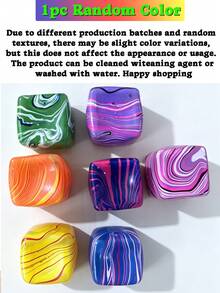 1 pieza Nuevo juguete de masilla con textura de mármol - Juguete antiestrés - Regalo perfecto - Regalo de cumpleaños - Regalo de vacaciones - Regalo de regreso a la escuela, juguete suave y esponjoso - A - Ver 11
