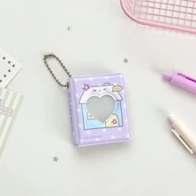 Album ảnh hoạt hình chấm bi nguyên bản 1 inch, album ảnh thẻ, album ảnh ID, mặt dây chuyền lưu trữ, album ảnh nhỏ hình ngôi sao đuổi theo. - nhiều màu - Xem 10