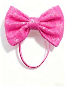1 pièce Bandeau à nœud mignon pour animal de compagnie, assorti pour chiot heureux, vêtements pour chien, accessoires de photo et de costume adorables et amusants pour chien/chat, coiffe décorative douce et respectueuse de la peau pour la photographie d'animaux de compagnie et les fêtes, pleine d'ambiance de Noël/anniversaire/Saint-Valentin/rendez-vous - Multicolore - Voir 7