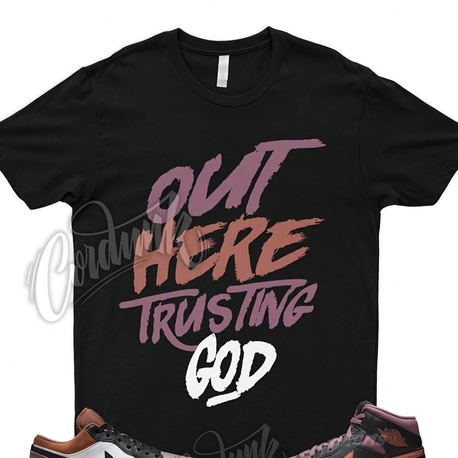Camiseta TG para 1 Sky J Mauve White Sky J Orange Black Dunk Low Mid High Retro - forma - Ver 1