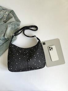 Bolso de mano grande de moda para mujer, nuevo diseño de bolso de hombro, bolso elegante - Negro - Ver 3