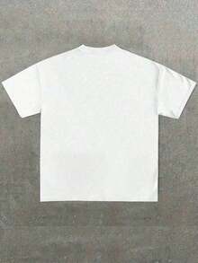 Rhude - Premium - Brand - Tribute - Men's Casual Soft Short-Sleeve T-Shirt, Pure Cotton. Suitable As A Gift. Women's T-Shirt. Elegant Blouses. Boho Chic. Women's T-Shirt, Soft And Breathable: Perfect For Vacations, Travel, And Festive Occasions, And Suitable For Wearing In Multiple Seasons. - 白色 2 - 查看 2