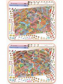 New Large Size DIY Scene Stickers, Adult Landscape Stickers, House Stickers, Scrapbooking Stickers, 3D Miniature House Micro Landscape Stickers, DIY Scrapbook Stickers, Landscape Stickers, Scenery Stickers, Notebook Stickers, Back To School - A - View 11