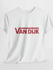 Camiseta de fanático del Liverpool de Van Dijk |   Diseño audaz de ropa urbana retro |   8 colores |   Adultos S-5XL y Niños XS-XL |   Regalo para los seguidores de los Reds - Negro - Ver 6