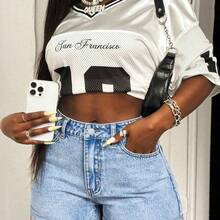 Plus Size Women Blue High Waist Casual Summer Denim Super-Short Shorts - Lavado ligero - Ver 5