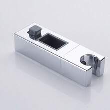 Tatukiko ABS Replacement Part, Sturdy Bathroom Shower Installation Bracket, Adjustable Shower Rod Head Slider Support Base - Silver - View 8