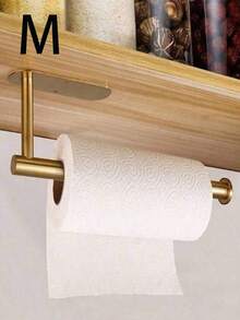 1 pièce Porte-papier toilette autoadhésif en acier inoxydable, boîte de mouchoirs montée au mur, étagère de rangement gain de place pour salle de bain et cuisine, cadeau idéal pour maman, été - Multicolore - Voir 15