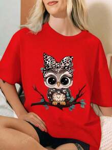GiftAnimal  Casual  Poliéster        Deportivo  Oficina  CasaSoft - Rojo - Ver 4