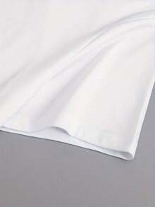 Comfortable, Versatile Short-Sleeved Sports Top. - White - View 8