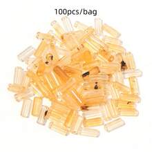 100 hạt/gói hạt nhựa acrylic giả ngọc bích màu vân mây, hạt trang trí vòng tay, dây chuyền thời trang thanh lịch, thích hợp cho nam và nữ tự làm trang sức mùa xuân/hè. - Hạt ngọc bích hình ống - Xem 12