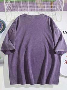Nueva Colección Verano 2026 Vintage [Camiseta Gráfica] 100% Algodón Lavado, Camiseta con Estampado de Pez Saltando Sobre la Puerta del Dragón, Camiseta de Marca de Moda Retro Batik de Alta Calidad, Camiseta Unisex, Camiseta Casual, Regalo para las Fiestas, Regalo Perfecto. Ropa para Hombre - Camiseta de Manga Corta de Algodón Holgada Estilo Vintage Urbano Unisex, Tops de Primavera, Camisas de Verano, Camisetas de Manga Corta de Otoño, Moda - Gris - Ver 7