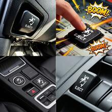 5pcs/Set Funny "Ejection" Button Stickers For Car Dashboard, Interesting Decorative Stickers, Gifts For Car Enthusiasts - Decorative Stickers - View 10
