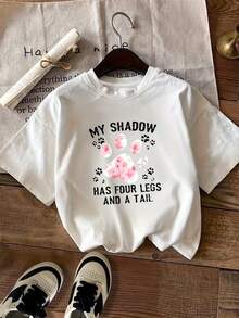 Tallas Grandes, Blusa de Manga Corta Oversize para Mujer - Cuello Redondo, Casual para Primavera y Verano, Corte Holgado para Tallas Grandes, Ideal para Atuendos Casuales y Combinaciones, Lavable a Máquina (Apta para Todo el Año) - Ideal para Tallas Grandes - Blanco - Ver 6