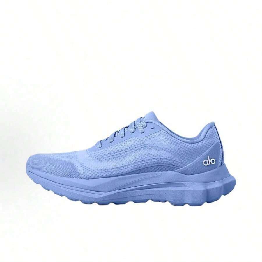 ALO Yoga Runner Round Toe Lace-Up Low-Top Running Shoes, Unisex - 藍色 - 查看 1