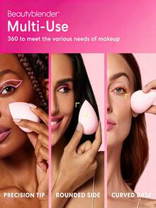 50/20/10/1pc Mini Makeup Blending Sponges, Perfect For Liquid, Cream And Powder Foundations, Multiple Colors Available, Latex-Free, Dry And Wet Use, Suitable For All Skin Types - Multicolor - View 10