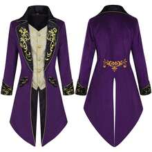 Cosplay Clothing - Court-style Tailcoat, Style 2, Red - View 5