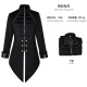 251118 Dark Swallowtail Trench Coat (Black)