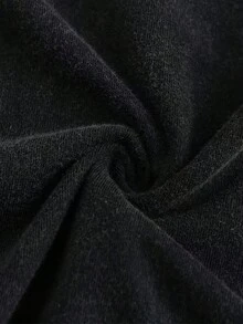 1 pieza de camiseta Holafish con estampado creativo del LOGO de un árbol de coco, de 230 g, color sólido, con hombros en forma de D, camiseta lavada, camiseta vintage de estilo callejero para hombre, camiseta básica, top holgado unisex de estilo hip-hop, camiseta vintage para hombre con efecto lavado ácido, 230 g, 100% algodón. - Negro - Ver 5