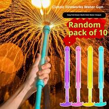 120-Hole Super Water Gun - 41cm Large Pull-Type Jet Water Gun With Firework Spray Effect, Perfect For Outdoor Pool And Beach Parties, Essential For Youth Group Games, Stress-Relieving Water Toy, Cool Summer Gift - Multicolor - View 21