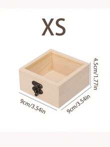 1 Stück Holz-Geschenkbox, exquisite Verpackungsbox, Schmuck-Holzbox Großhandel, Holz-Geschenkbox, Holzbox mit Glasdeckel, Verpackungsbox für konservierte Blumen - Verschiedenfarbig - Übersicht 16