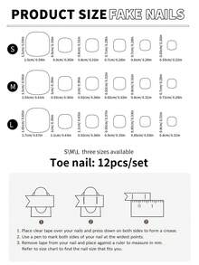 12 piezas Hechas a mano, uñas postizas, parches de uñas artificiales rojas para los dedos de los pies, verano, uñas postizas, arte de uñas cortas con uñas postizas para los dedos de los pies, presionar las uñas de los pies, arte de uñas artificiales para los pies, Día de San Valentín, regalo, primavera y verano, uñas redondas, escamas de uñas artificiales para los dedos de los pies en verano, uñas postizas, uñas postizas cortas, uñas postizas, uñas cortas, uñas postizas acrílicas, uñas postizas hechas a mano, desmontables y reutilizables - Multicolor - Ver 8