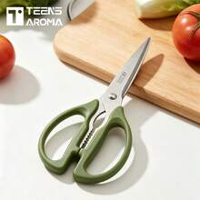 Extra Long Stainless Steel Scissors - Kitchen Shears, Essential Accessory And Tool For Grilling, Suitable For Cutting Roasted Meat, Poultry And Vegetables, Stainless Steel Blades - Extended Blade, Ergonomic Handle For Women - Stainless Steel Kitchen Scissors - View 5