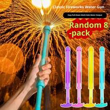 120-Hole Super Water Gun - 41cm Large Pull-Type Jet Water Gun With Firework Spray Effect, Perfect For Outdoor Pool And Beach Parties, Essential For Youth Group Games, Stress-Relieving Water Toy, Cool Summer Gift - Multicolor - View 20