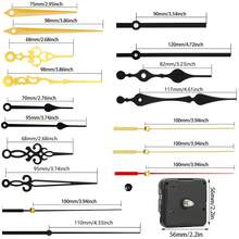 5pcs Quartz Clock Movement Kit, Shaft Length: 2pcs 16mm, 2pcs 20mm, 1pc 23mm, Includes 6 Pairs Clock Hands, DIY Wall Clock & Desk Clock Repair Parts, Suitable For Home & Office Decor, Gift For Clock Enthusiasts - 1 Set - View 3