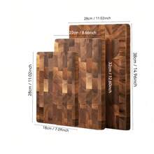 Talenan Kayu Rosewood Berkualitas Tinggi - Talenan Persegi Panjang Kayu Solid untuk Dapur, Cocok untuk Daging, Keju, Roti | Permukaan dengan Tekstur Serat Alami | Talenan Bergaya untuk Penggunaan di Rumah dan Profesional, Talenan Serbaguna | Desain Kayu Alami | Permukaan Halus, Cocok untuk Tahun Baru Imlek, Paskah - View 5