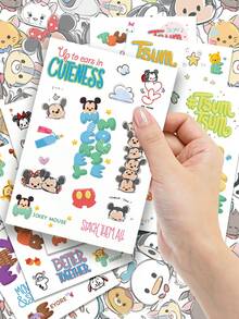 Bộ 8 miếng dán Disney Tsum Tsum Mickey Mouse dễ thương, hình dán vinyl dùng để trang trí văn phòng phẩm, sổ tay, album ảnh, thiệp, bình nước, ốp điện thoại, laptop, sổ ghi chép, sổ kế hoạch, hành lý, nhật ký, quà tặng sinh nhật, Giáng sinh, tiệc tùng. - 1 Set - Xem 7