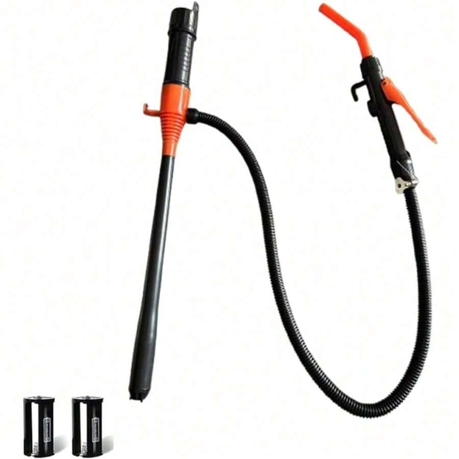 2026 Upgrade Portable Power Battery Pump, Battery Operated Electric Siphon Pump, Gas Pump For Gas Can, Extended Hose Fuel Transfer Pump, Portable Hand Fuel Pump For Gas, Fuel, Water Transfer - Default - View 1