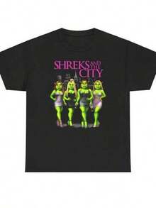 Dam-T-shirts - Svart - Visa 7