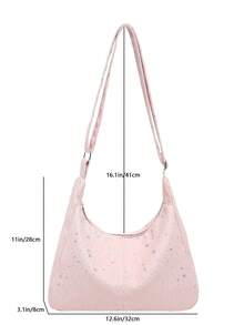 New Fashionable Large Tote Bag For Women, Shoulder Bag With High-Quality Design - Pink - View 5