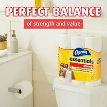 Charmin Essentials Strong Toilet Paper 6 Mega Rolls, 429 Sheets Per Roll - ColorB - View 4