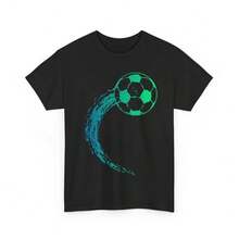 Camiseta de fútbol para aficionados al fútbol, jugadores, mujeres y hombres - Negro - Ver 6
