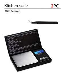 One High-Precision Pocket Jewelry Scale With An LCD Digital Display And Multiple Unit Conversions Up To 100g. Suitable For Accurately Measuring Jewelry, Precious Metals, Powders, And Other Small Items. Electronic Scale, Gold Scale, Tea Scale. Batteries Not Included. - jewelry scales - View 10