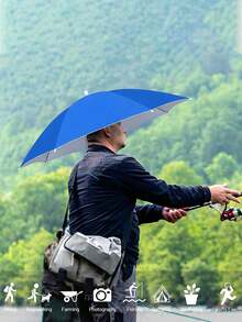 Foldable Sun Hat, Fishing Hat, All-Weather Umbrella. Suitable For Outdoor Sun Protection And Fishing, Spring/Summer Style. Portable Summer Item. - Umbrella Hat - View 6