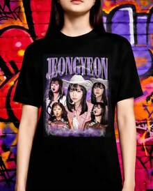 Women T-Shirts - Black - View 1