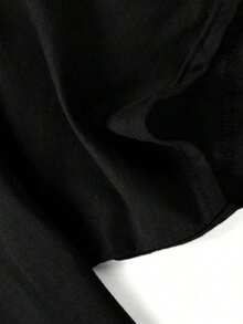 Camiseta de talla grande con estampado floral de verano - Negro 4 - Ver 4