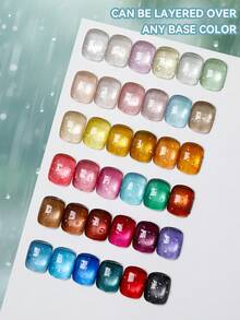 AiFer 2pcs Set 15ml/Pc No Wipe Drip Top Coat UV LED Nail Gel Water Drop High Gloss Long Lasting Nail Sealer - Drip Top Coat 2pcs Set - 查看 2