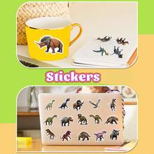 50 miếng dán khủng long kỷ Jura, miếng dán khủng long bạo chúa Tyrannosaurus Rex, thích hợp để tự trang trí điện thoại, máy tính, bình nước và sách. - 50 cái - Xem 5