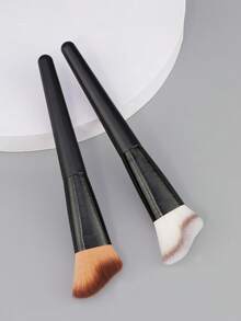 2 cọ trang điểm tạo khối chuyên nghiệp, bóng mượt, hình dạng bất thường, dùng để làm sáng da mặt, sợi tổng hợp cao cấp mềm mại và tơi xốp, cọ tán phấn mắt dạng lưới mềm mại, thích hợp cho người mới bắt đầu tạo khối khuôn mặt. - Nhiều màu - Xem 9