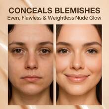 Small Tube High Coverage Concealer, Hides Acne Marks, Dark Circles, Tattoos, Long-Lasting Waterproof Foundation Cream - Multicolor - View 5